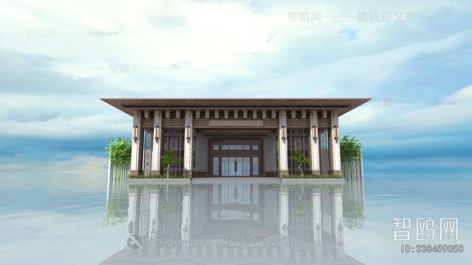New Chinese Style Facade Element