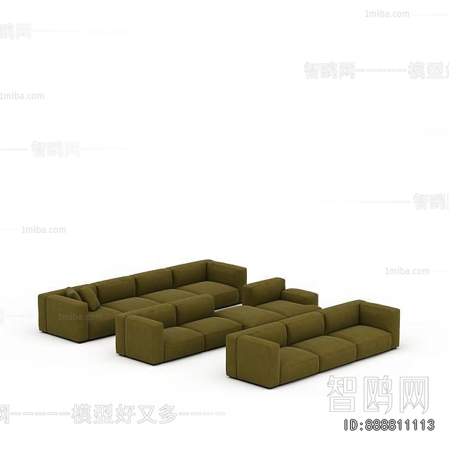 Modern Three-seat Sofa