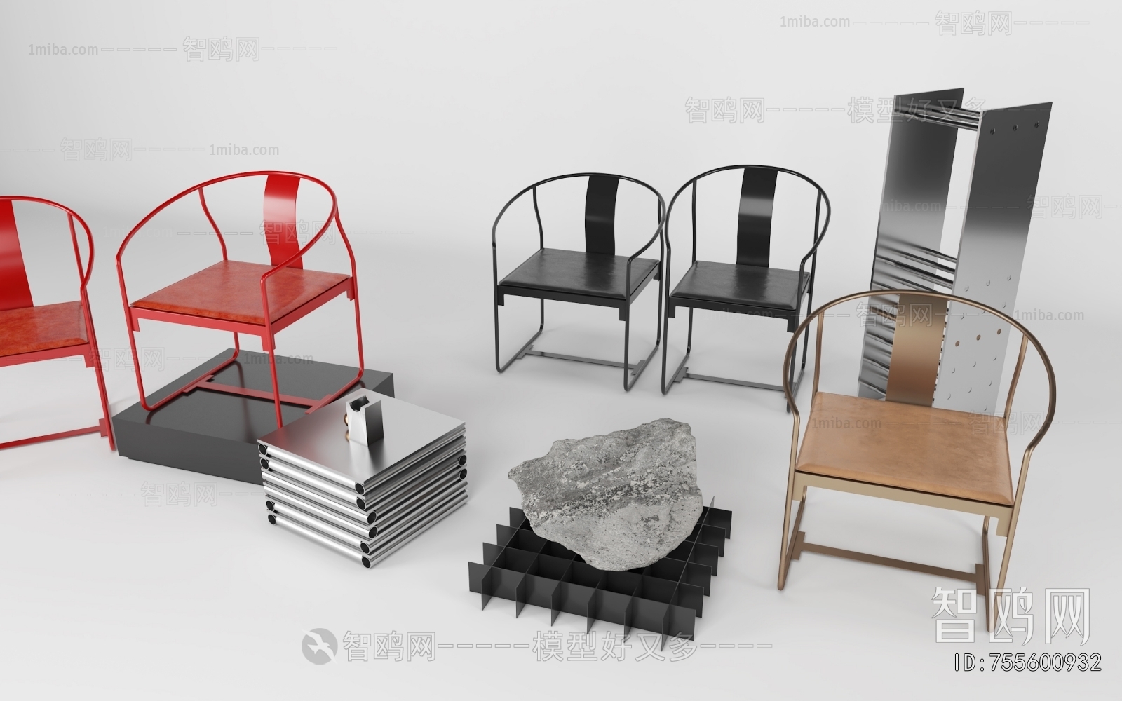 New Chinese Style Single Chair