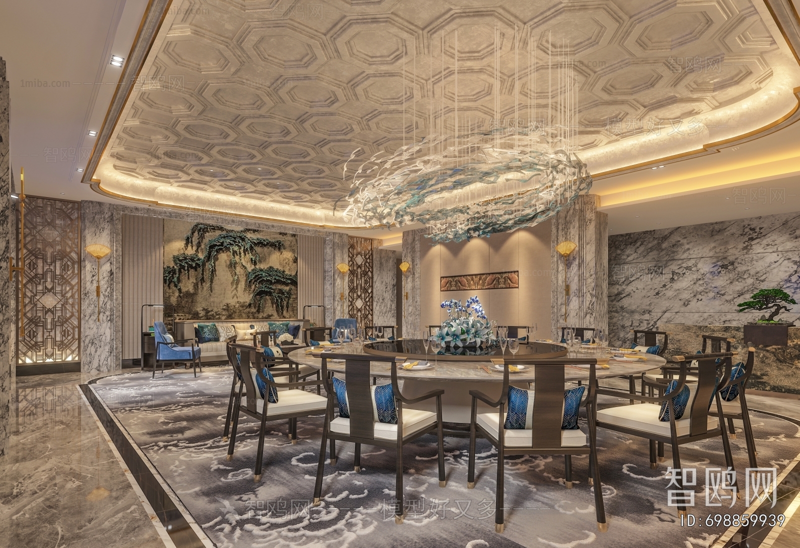 New Chinese Style Restaurant Box