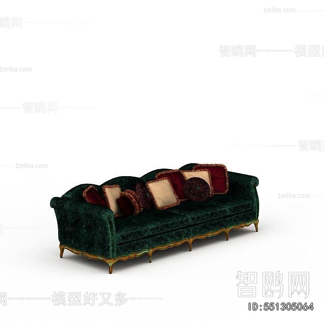 Simple European Style Multi Person Sofa