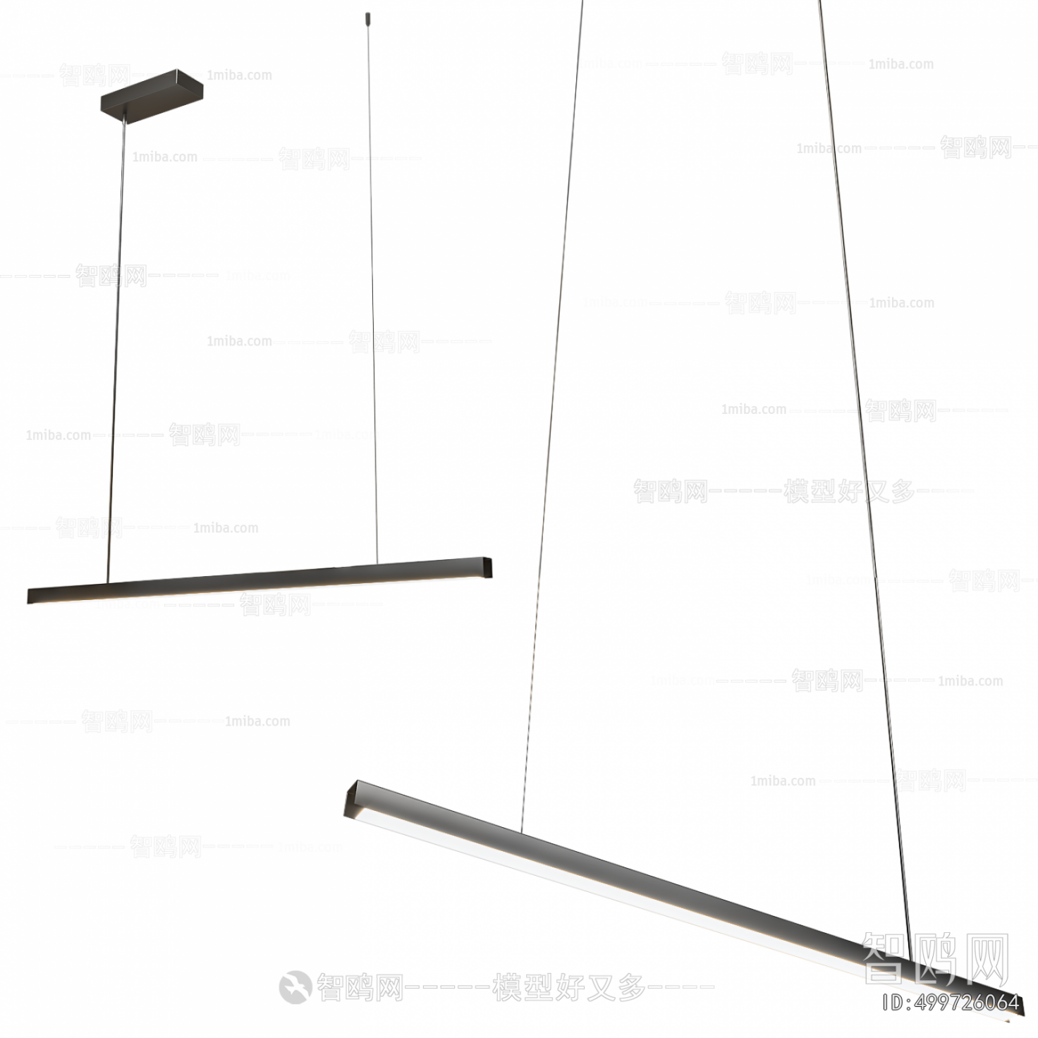 Modern Long Chandelier