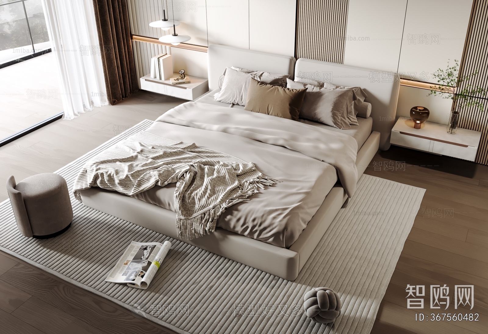 Modern Double Bed