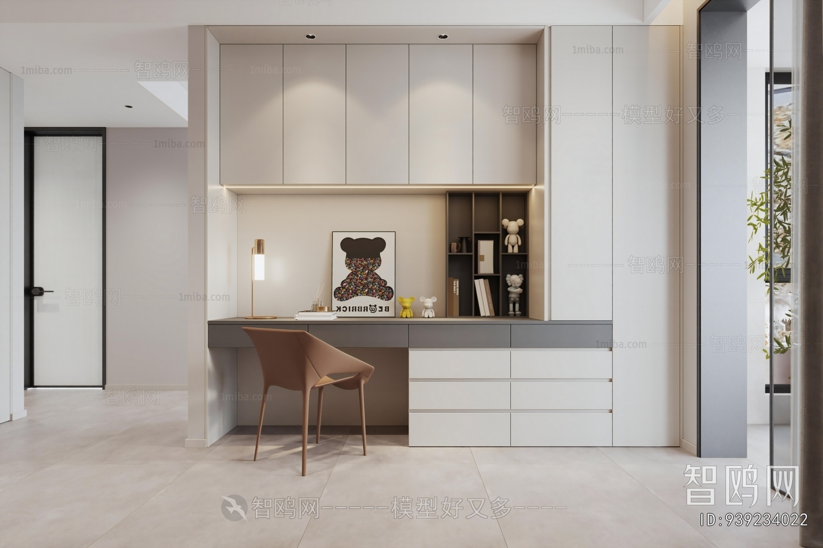 Modern Clothes Storage Area