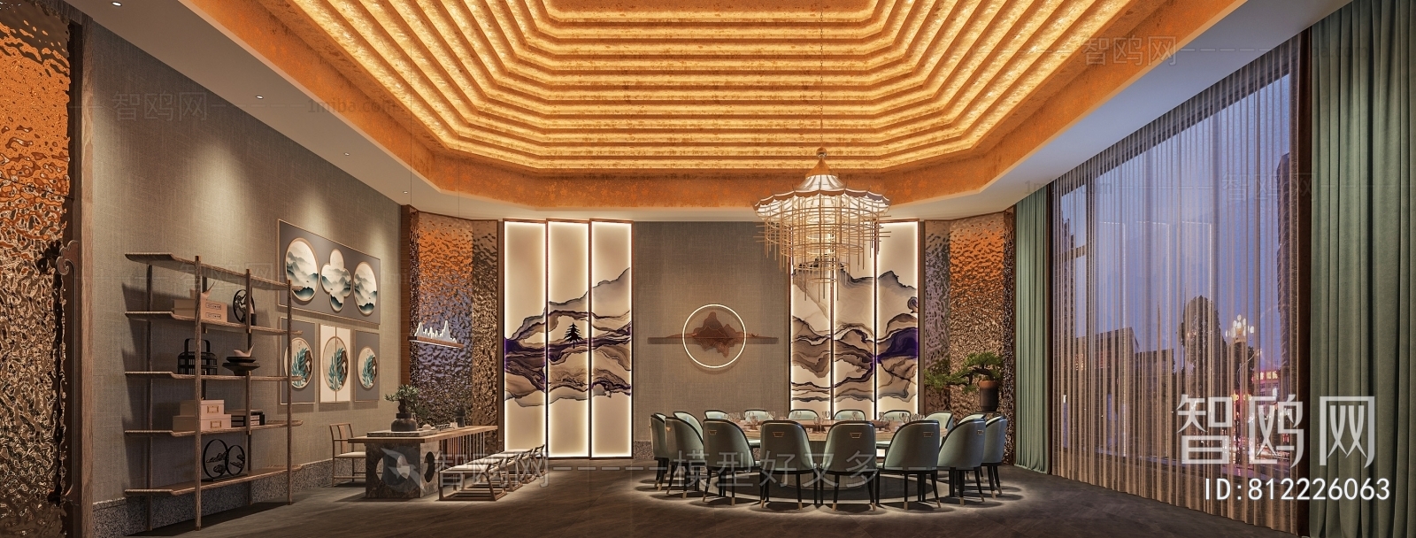 New Chinese Style Restaurant Box