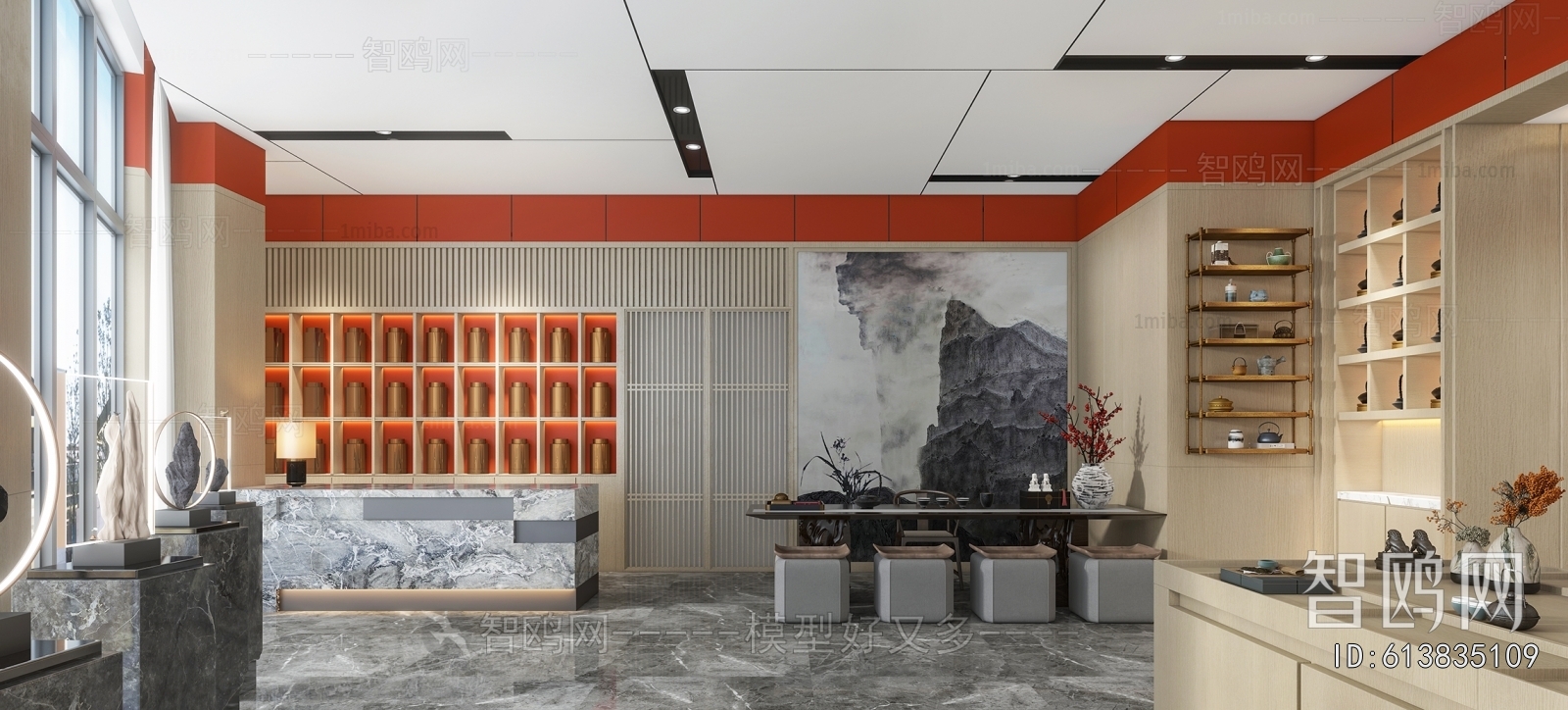 New Chinese Style Teahouse Tea House