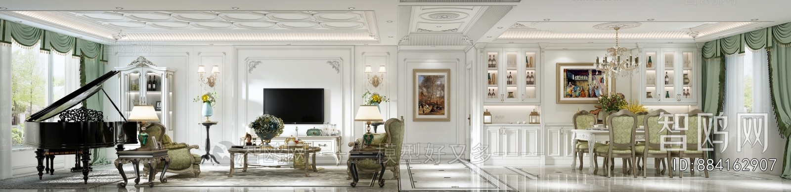 French Style A Living Room