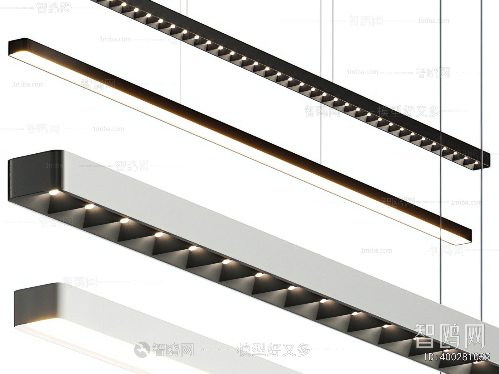 Modern Long Chandelier