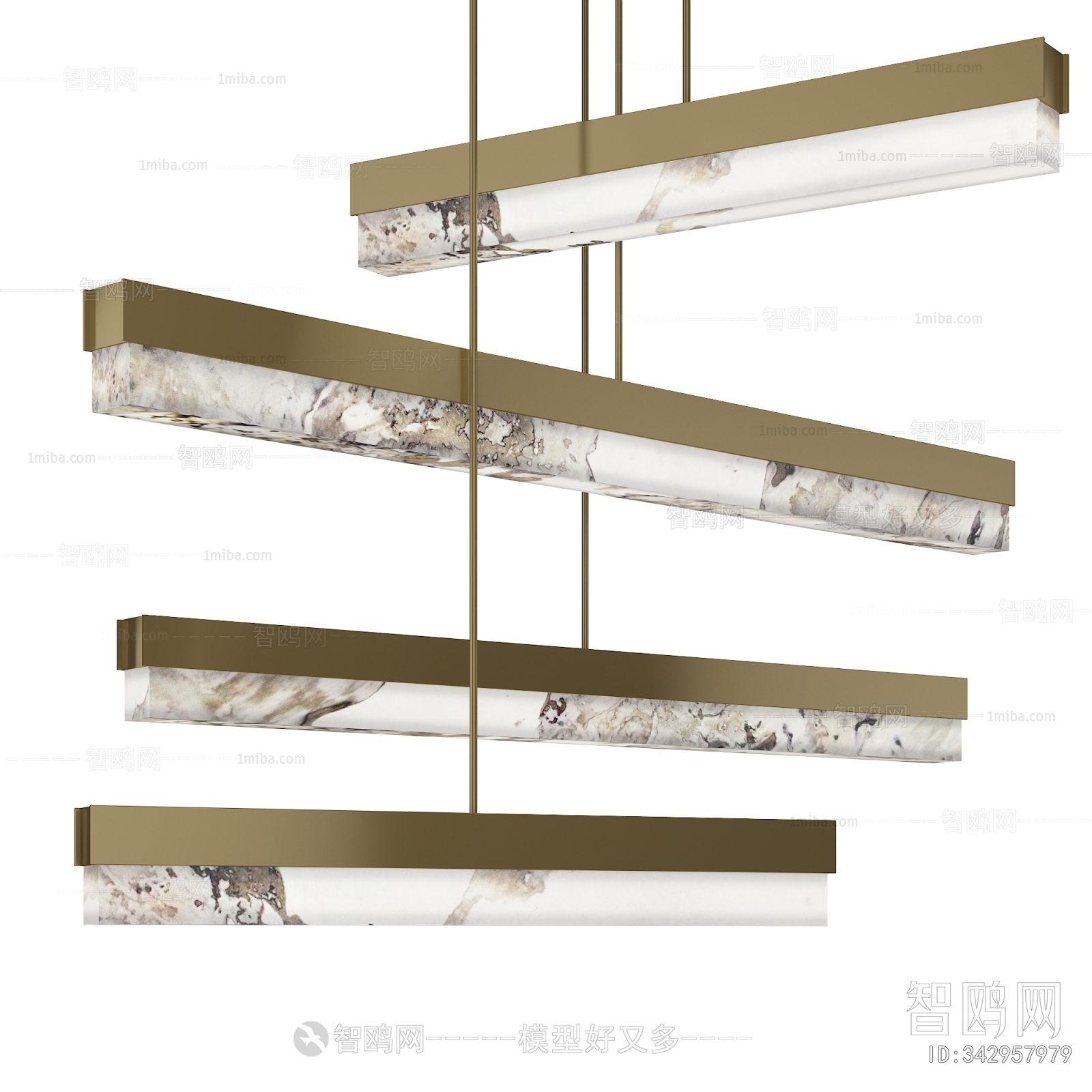 Modern Long Chandelier