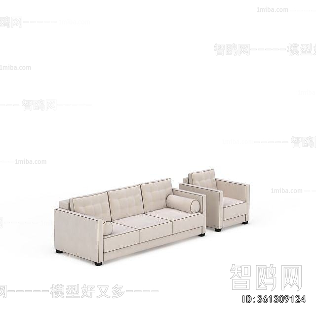Modern Three-seat Sofa