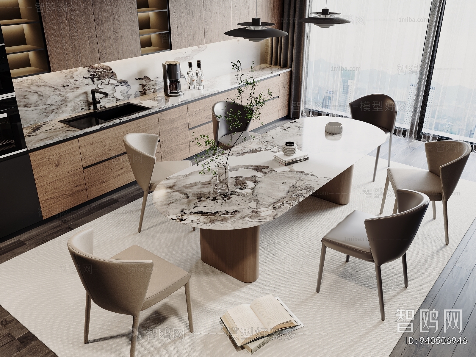 Modern Dining Table And Chairs