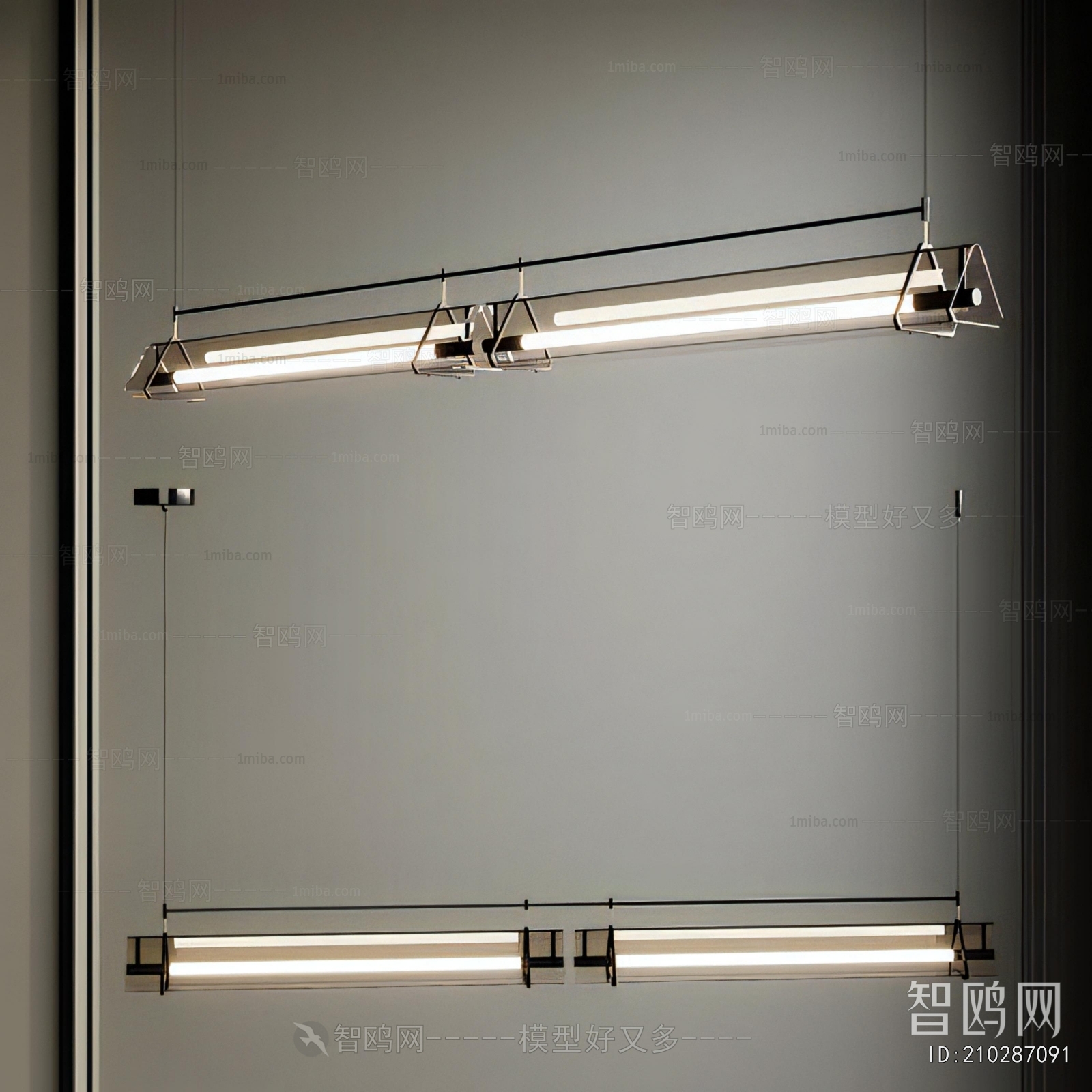 Modern Long Chandelier