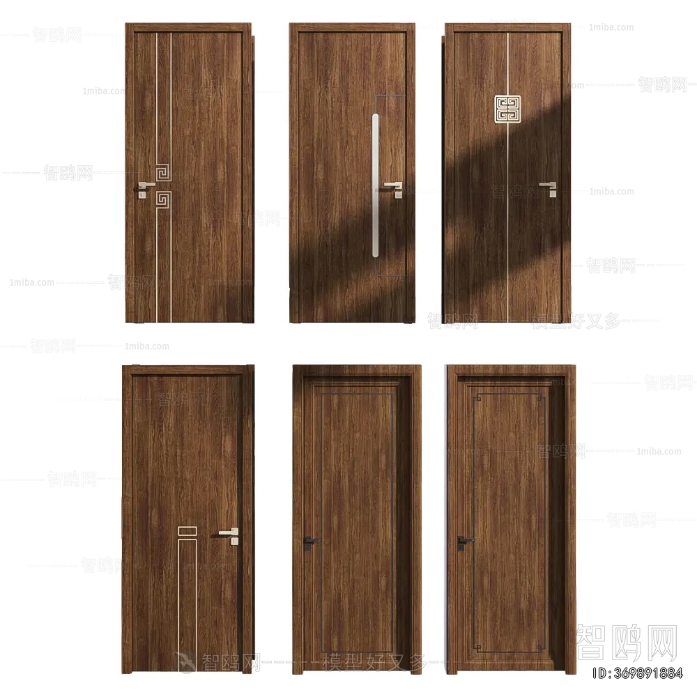 New Chinese Style Single Door