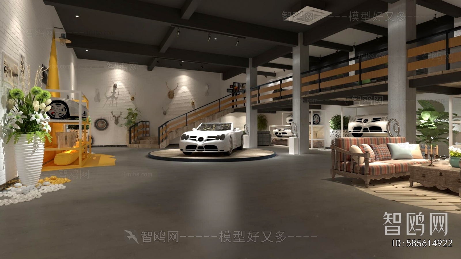 Idyllic Style Automobile 4S Shop