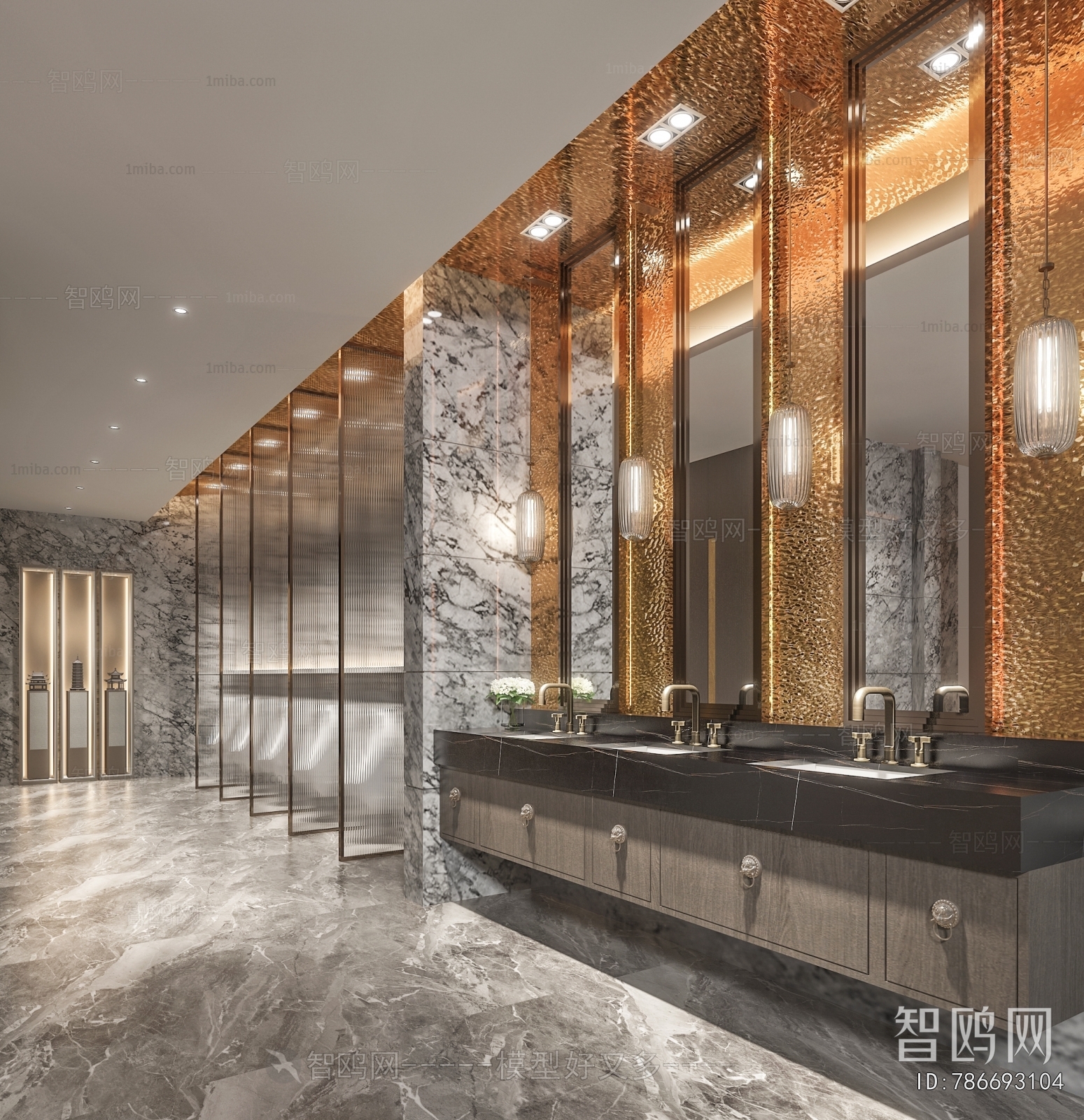 Modern Public Toilet