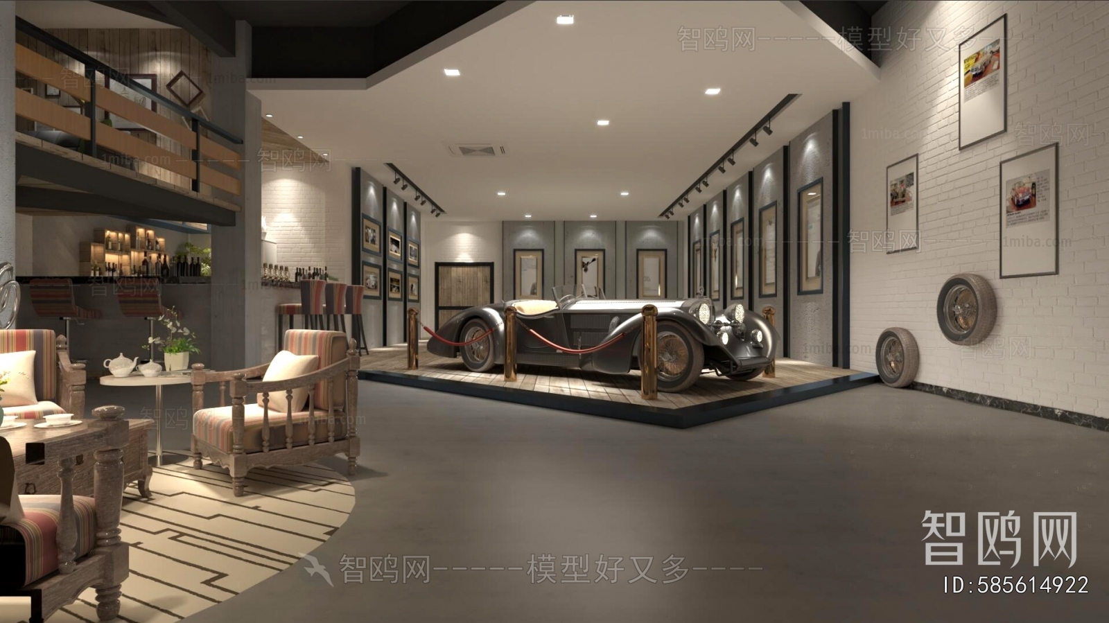 Idyllic Style Automobile 4S Shop