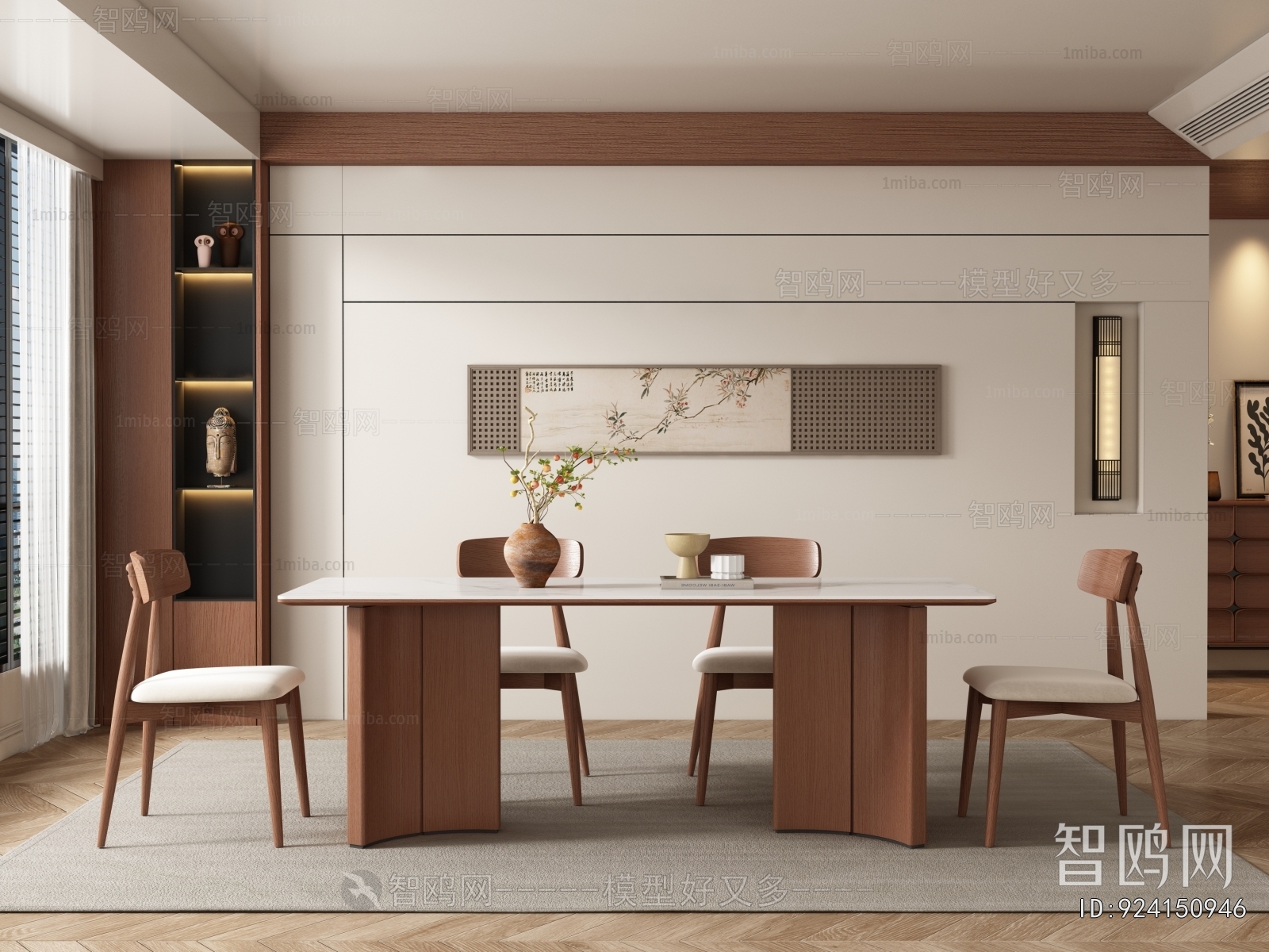 New Chinese Style Dining Room