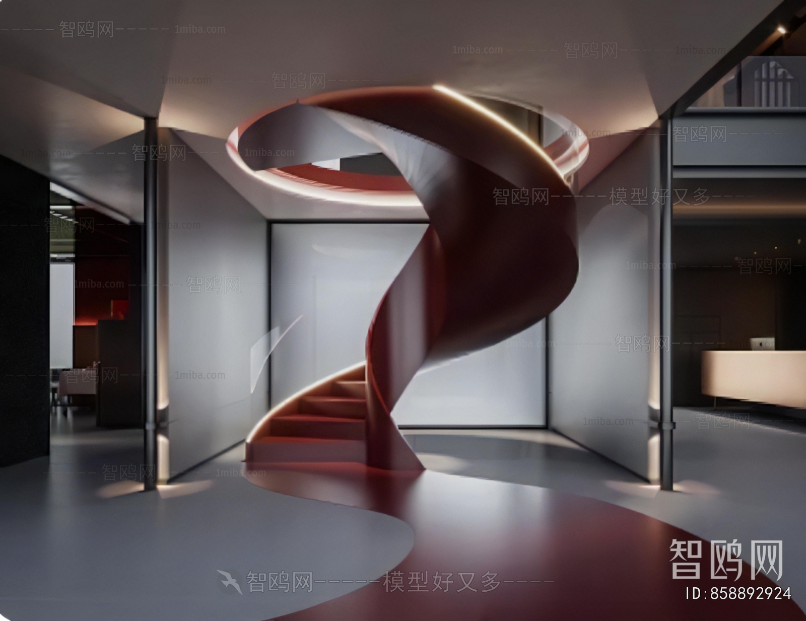 Modern Rotating Staircase