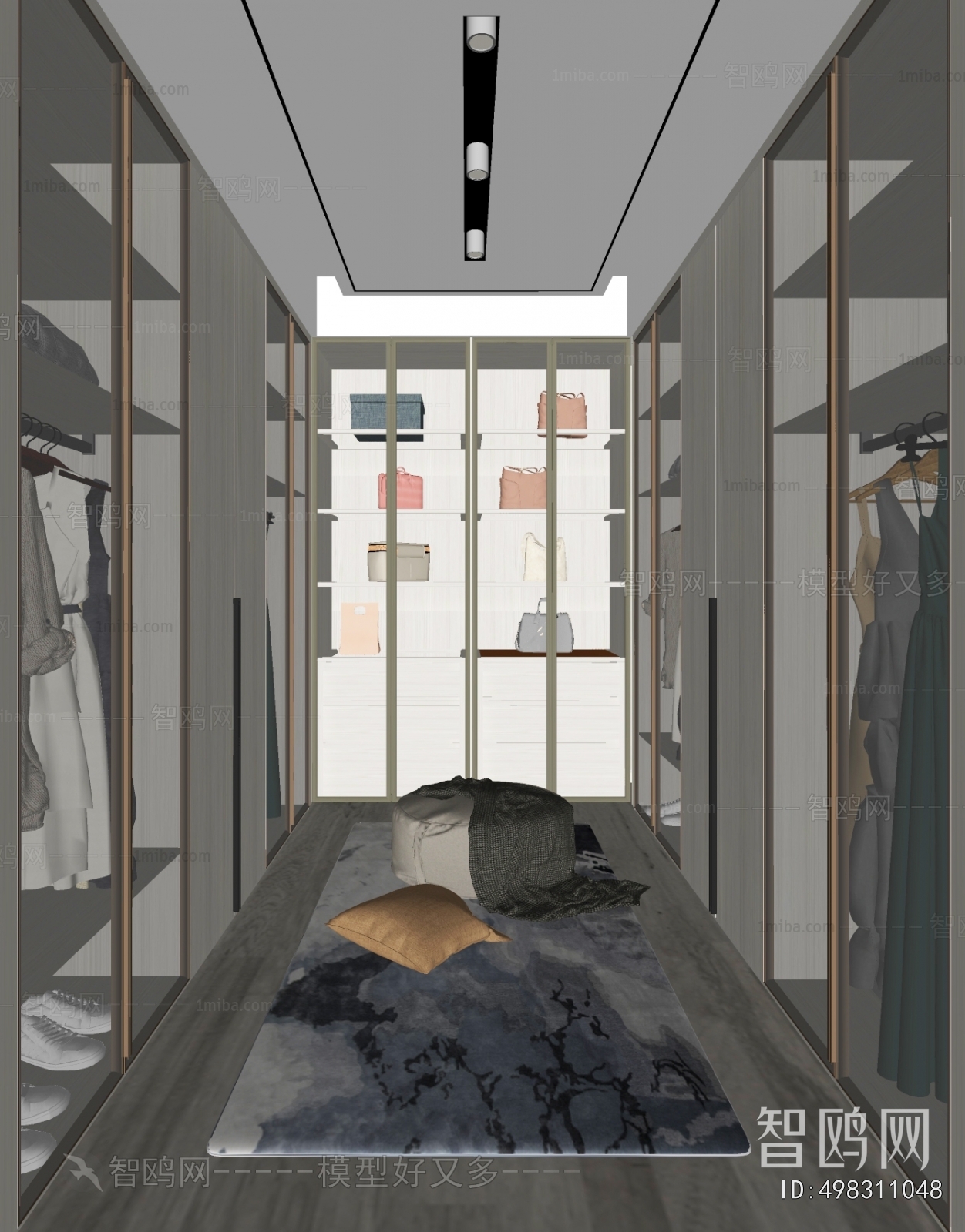 Modern Clothes Storage Area