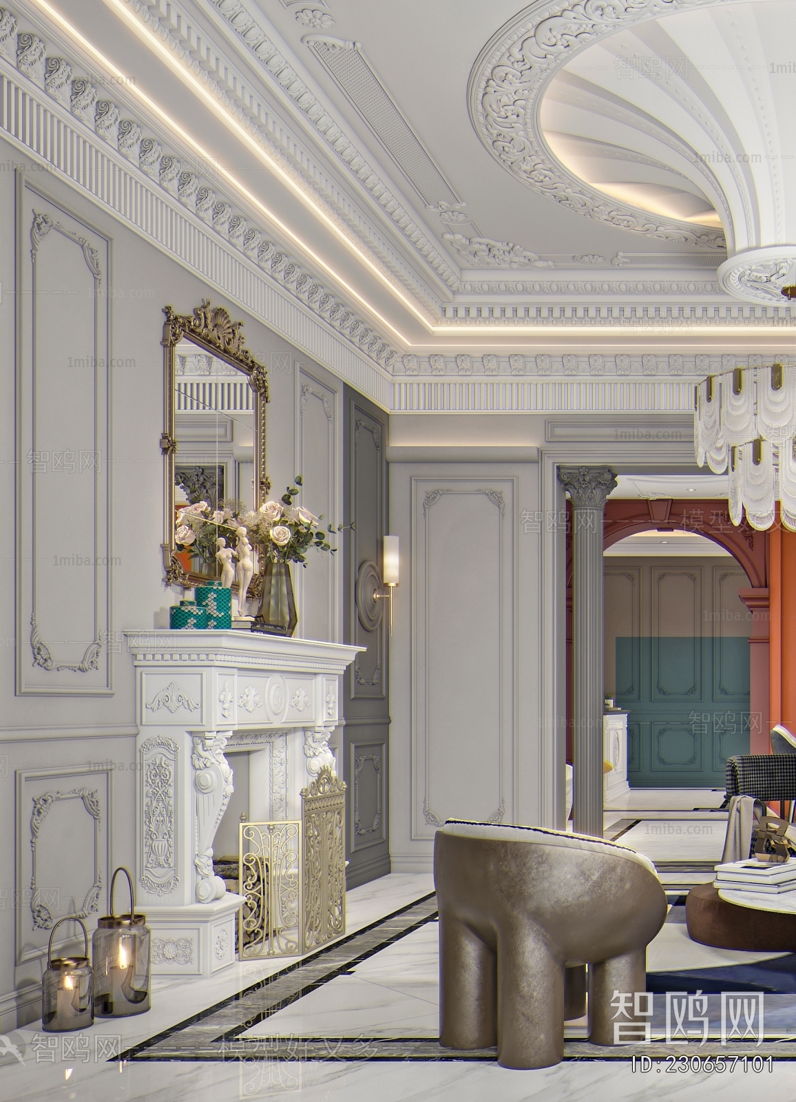 French Style A Living Room