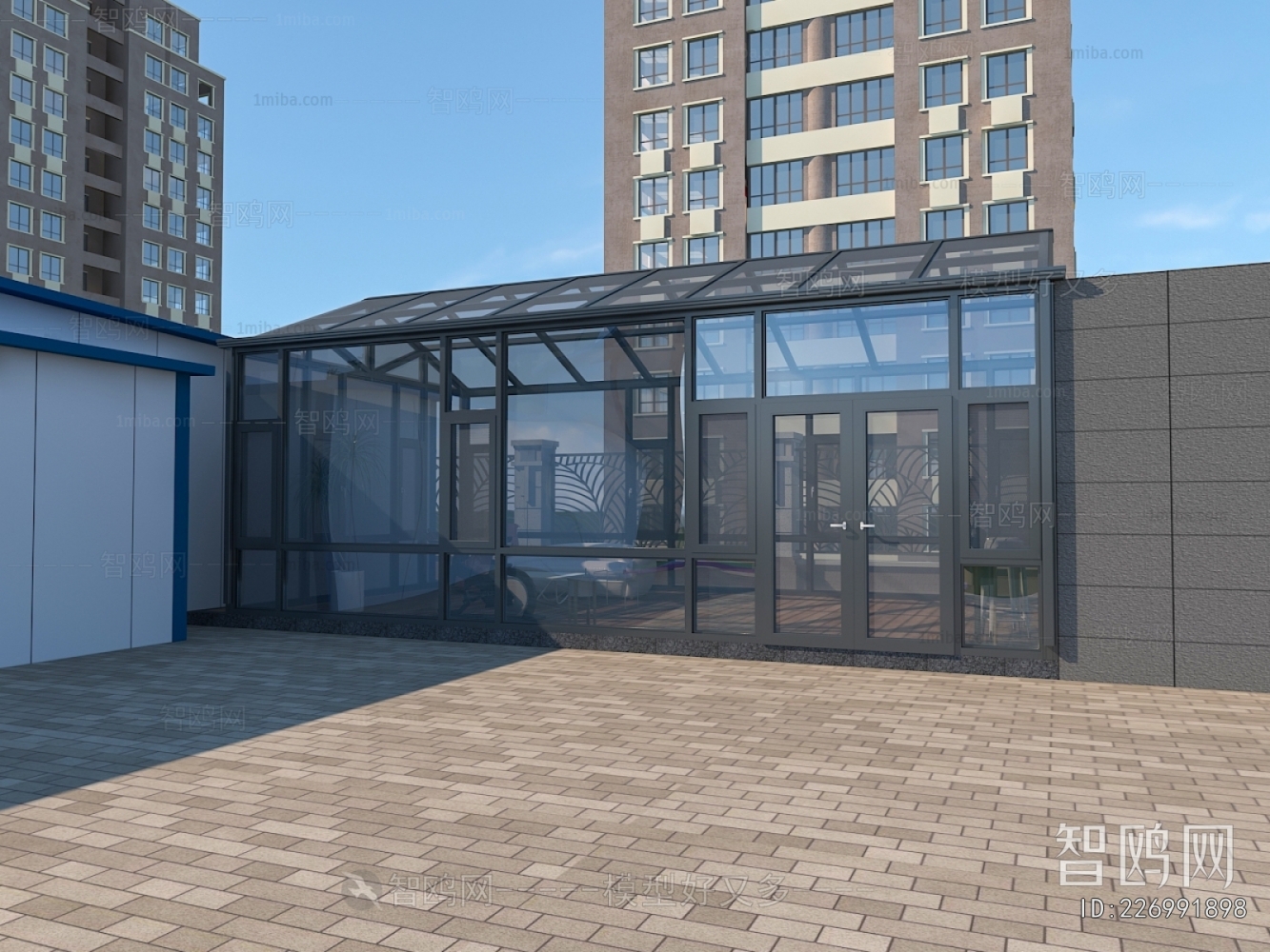 Modern Glass Sunshine Room