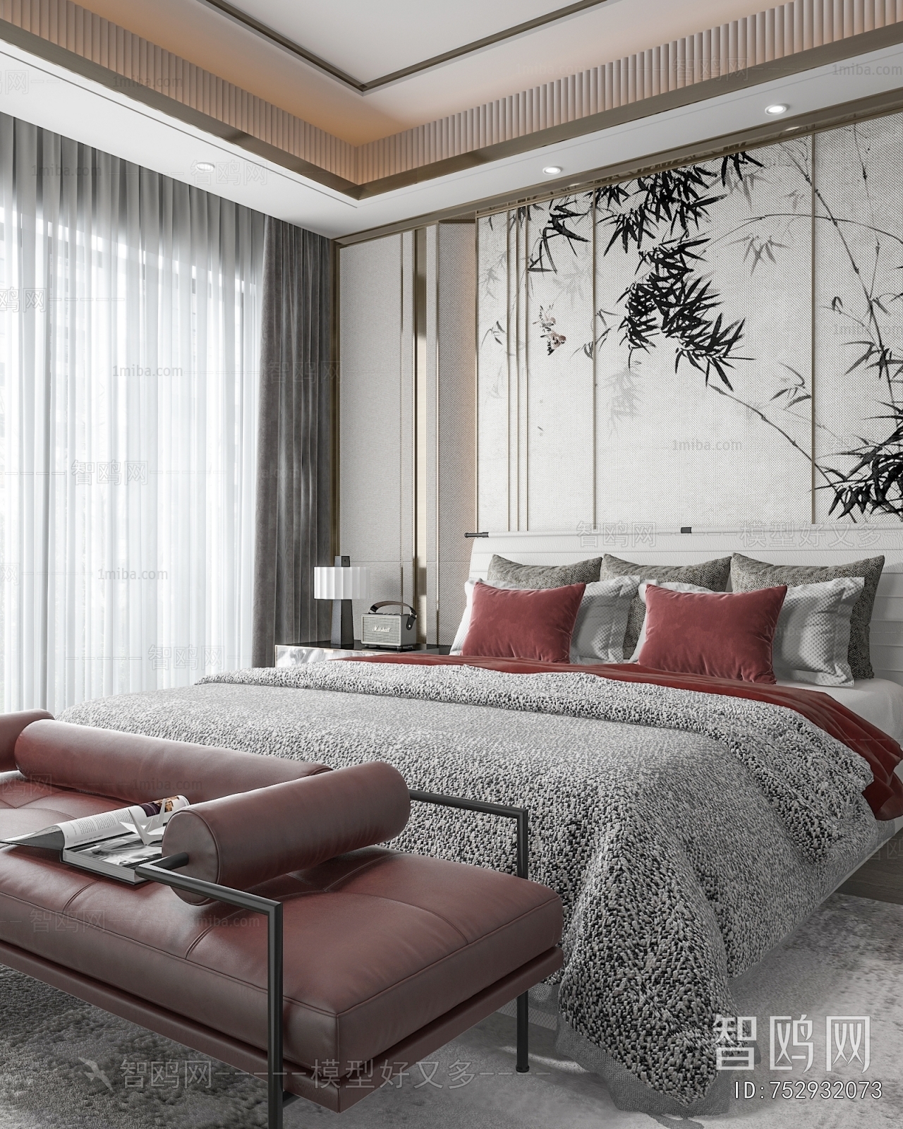 New Chinese Style Bedroom