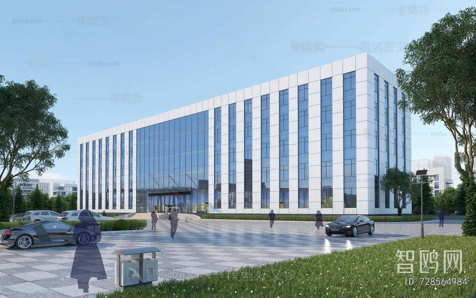 Modern Appearance Of Commercial Building