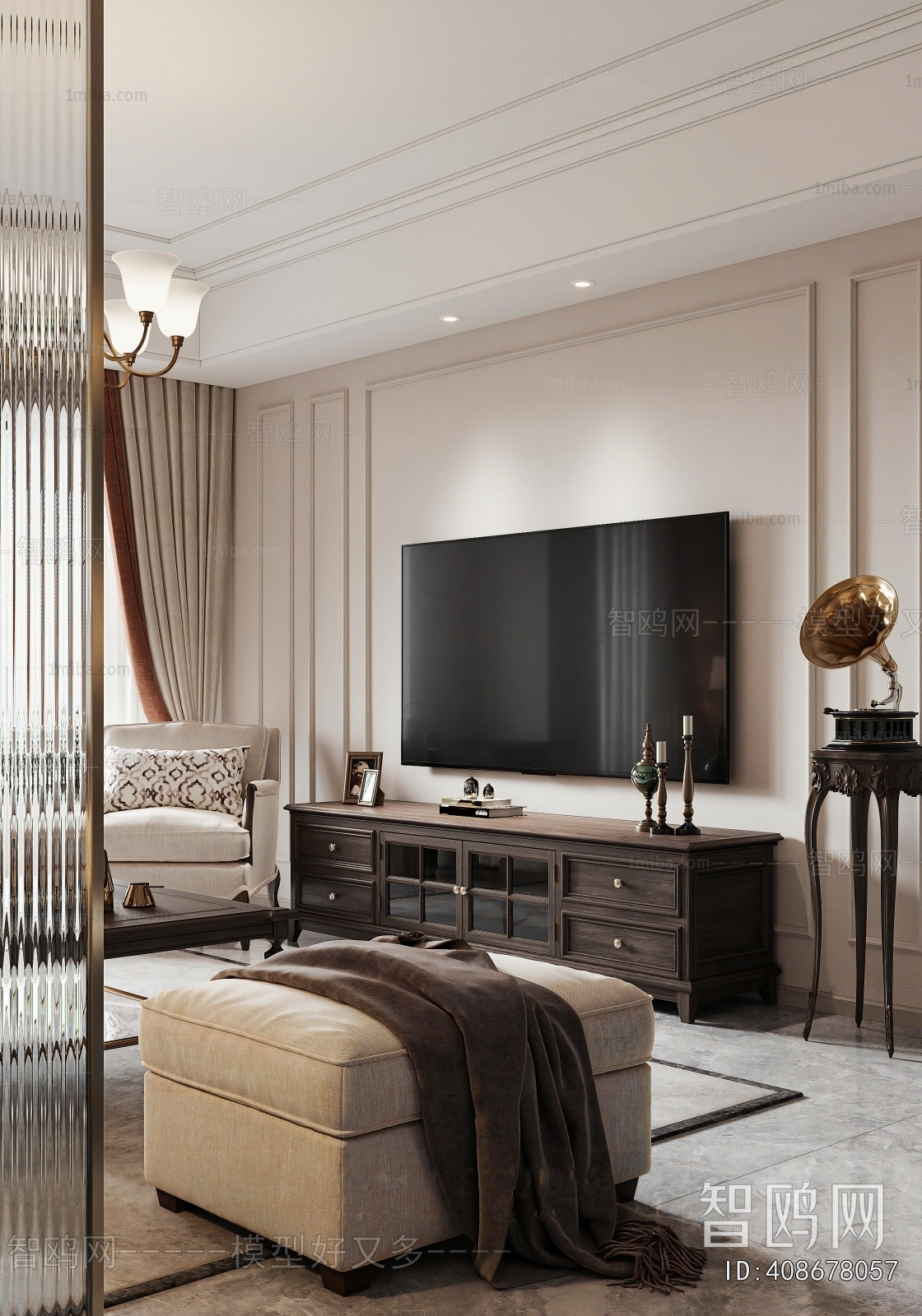 American Style A Living Room