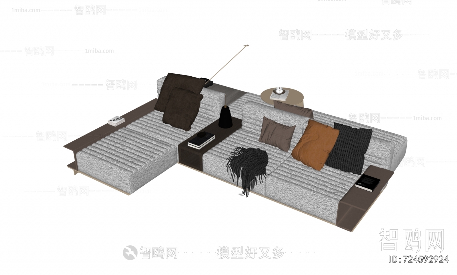 Modern Multi Person Sofa