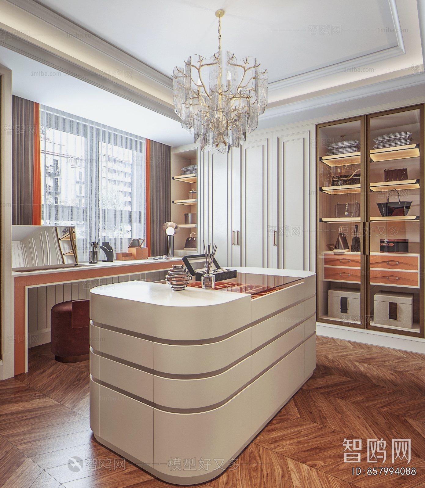 Modern Clothes Storage Area