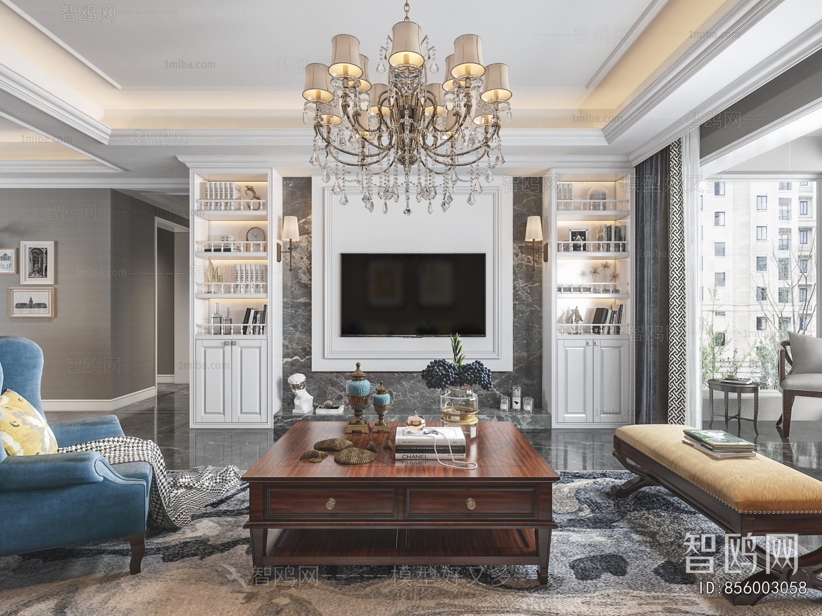 American Style A Living Room