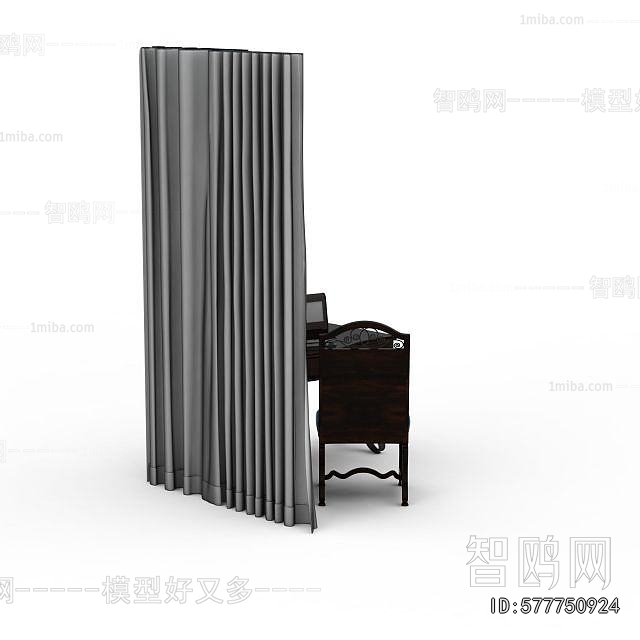 European Style Computer Desk And Chair