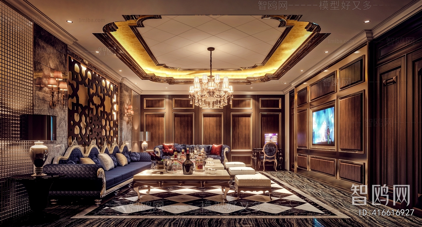 Simple European Style KTV Box