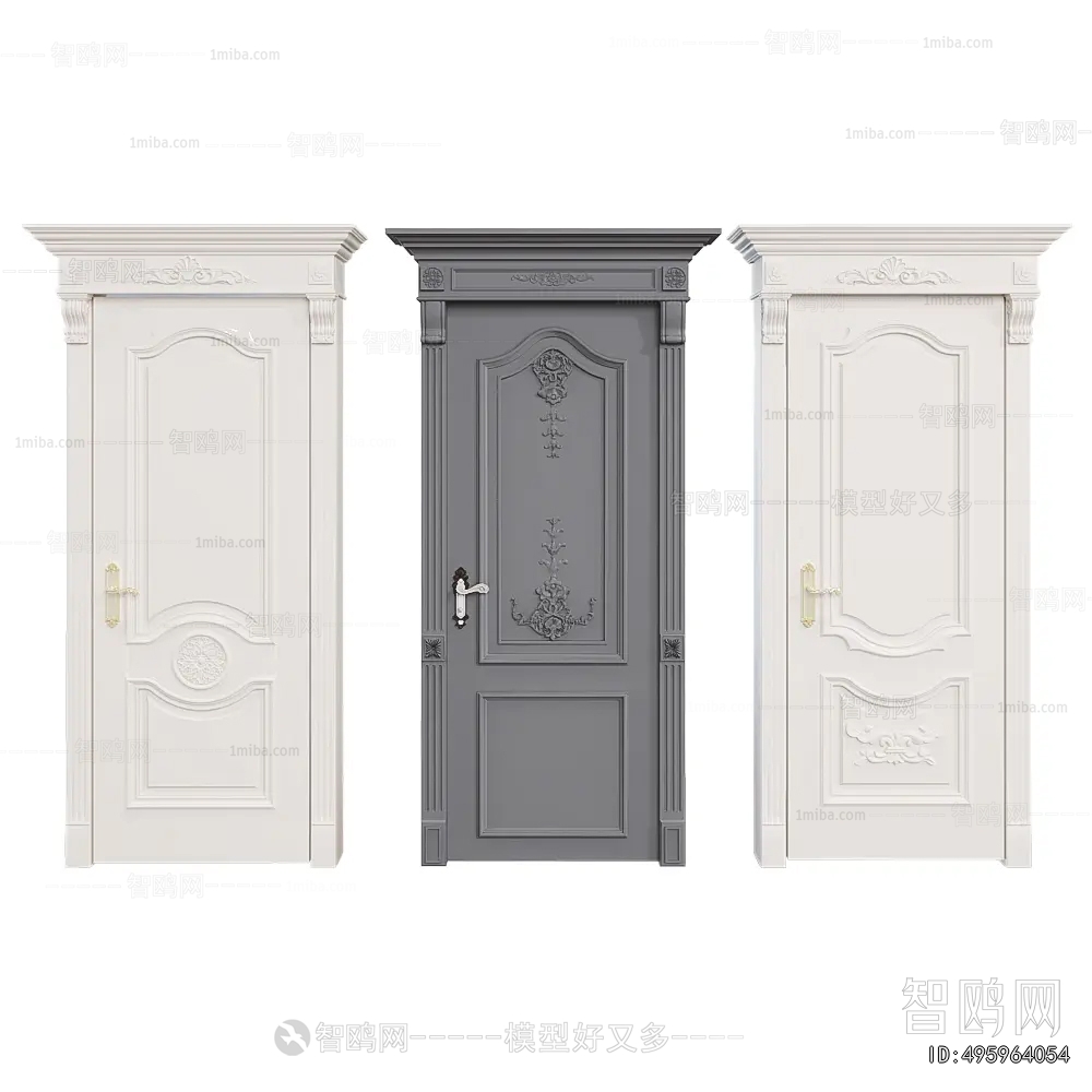 French Style Single Door