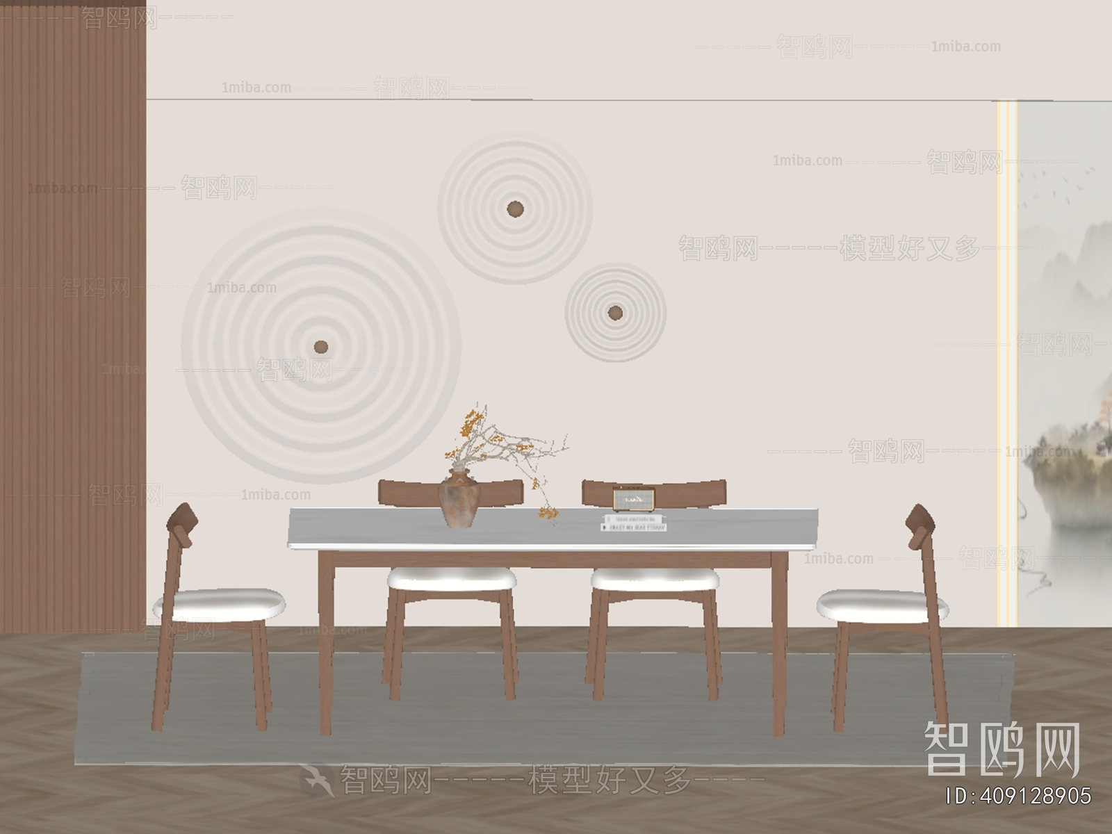 New Chinese Style Dining Room