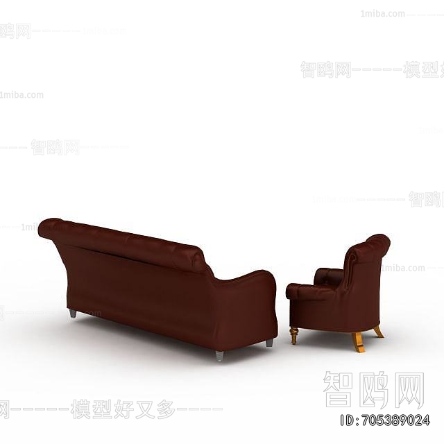European Style Three-seat Sofa