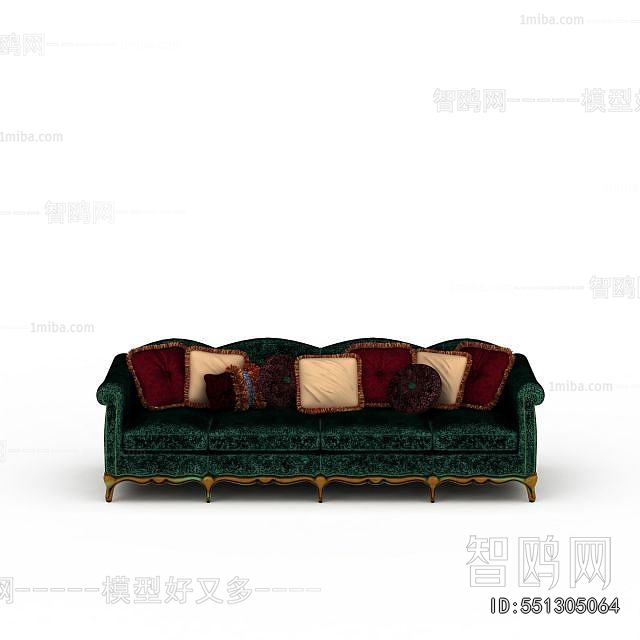 Simple European Style Multi Person Sofa