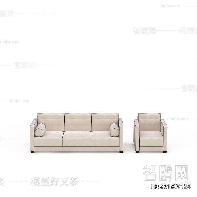 Modern Three-seat Sofa