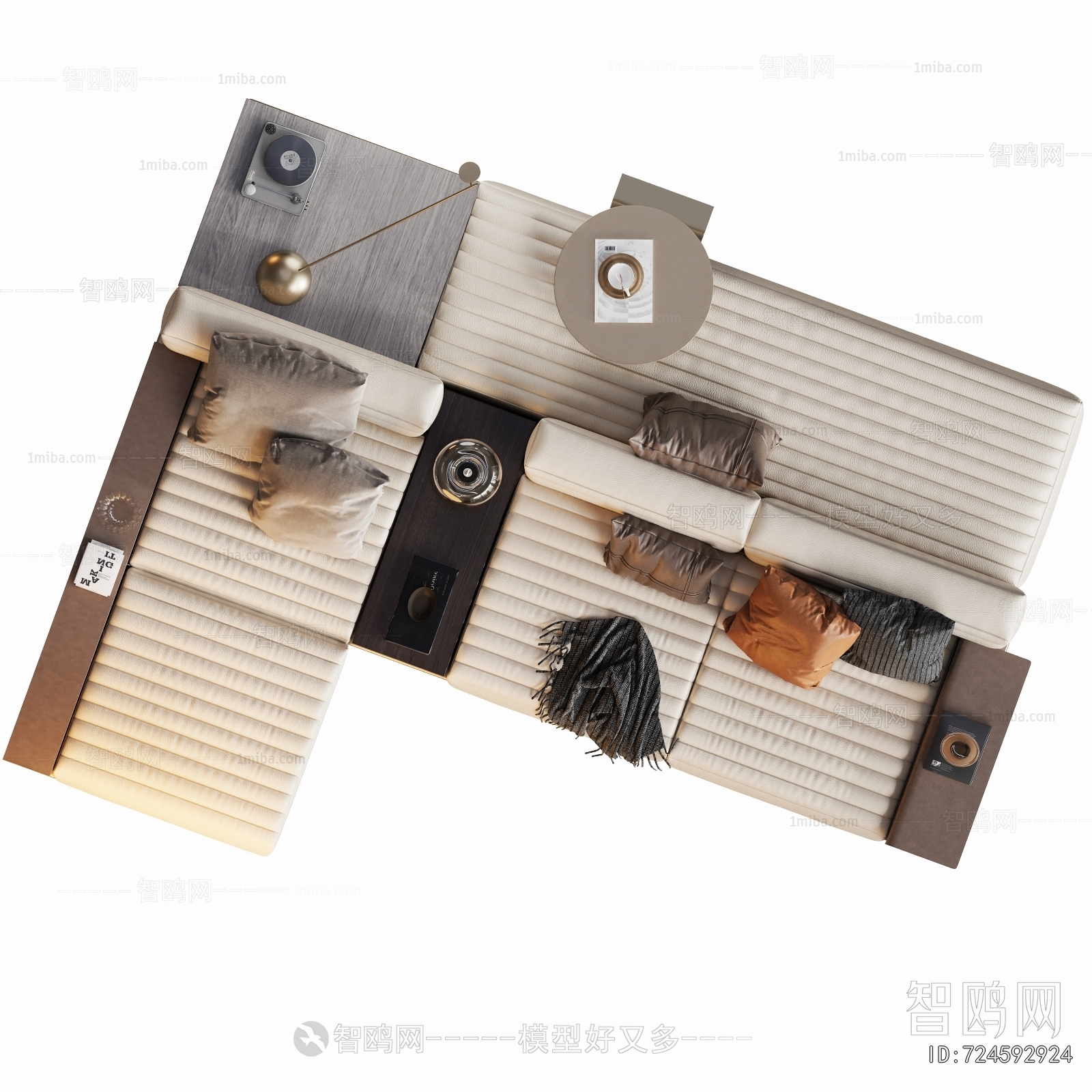 Modern Multi Person Sofa