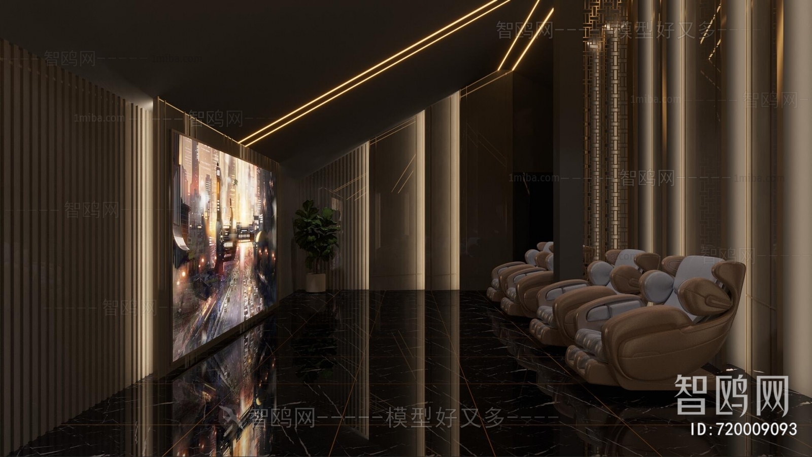 Modern Audiovisual Room