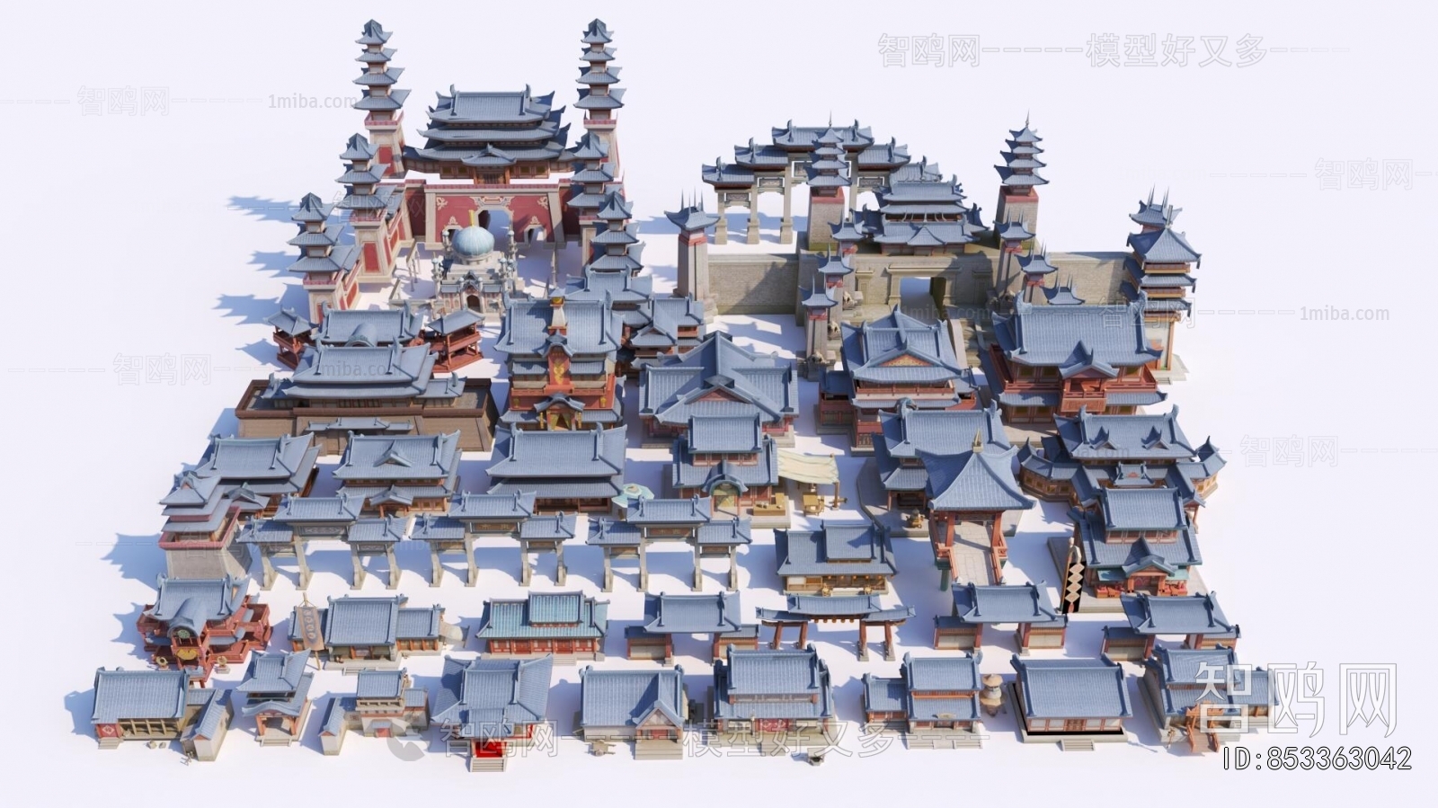 Modern Ancient Architectural Buildings