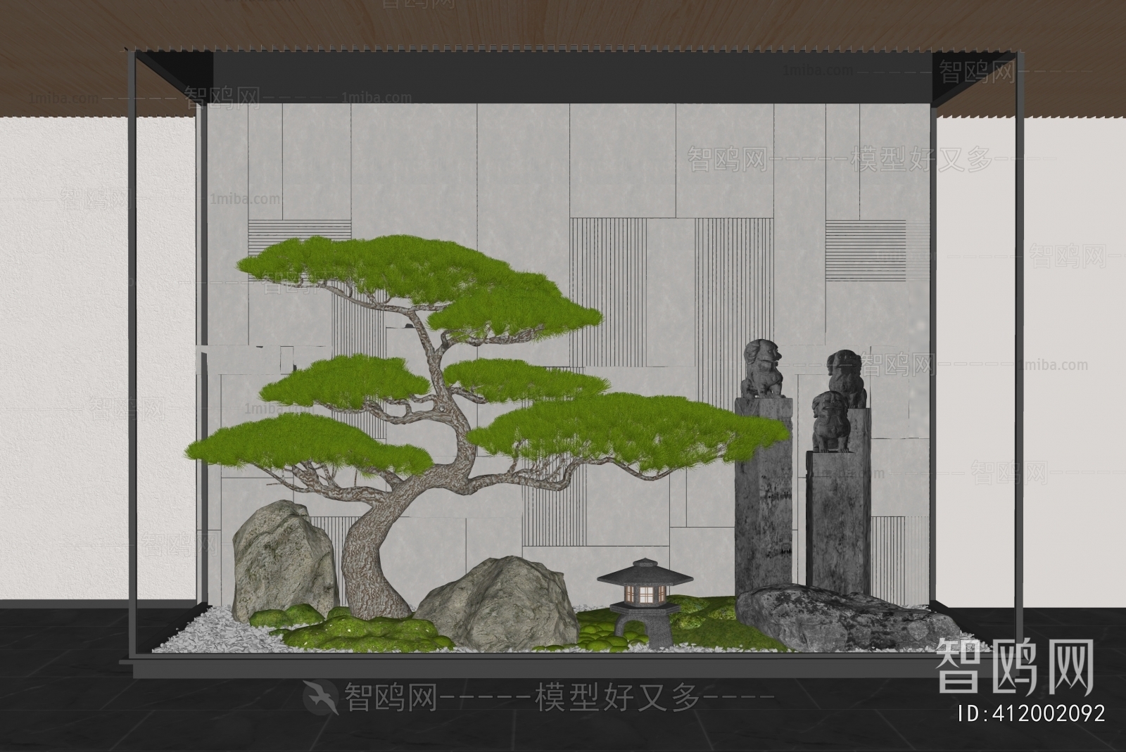 New Chinese Style Plant Landscaping