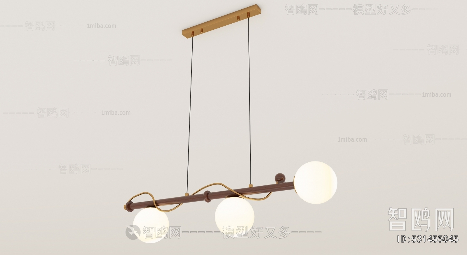 Modern Long Chandelier