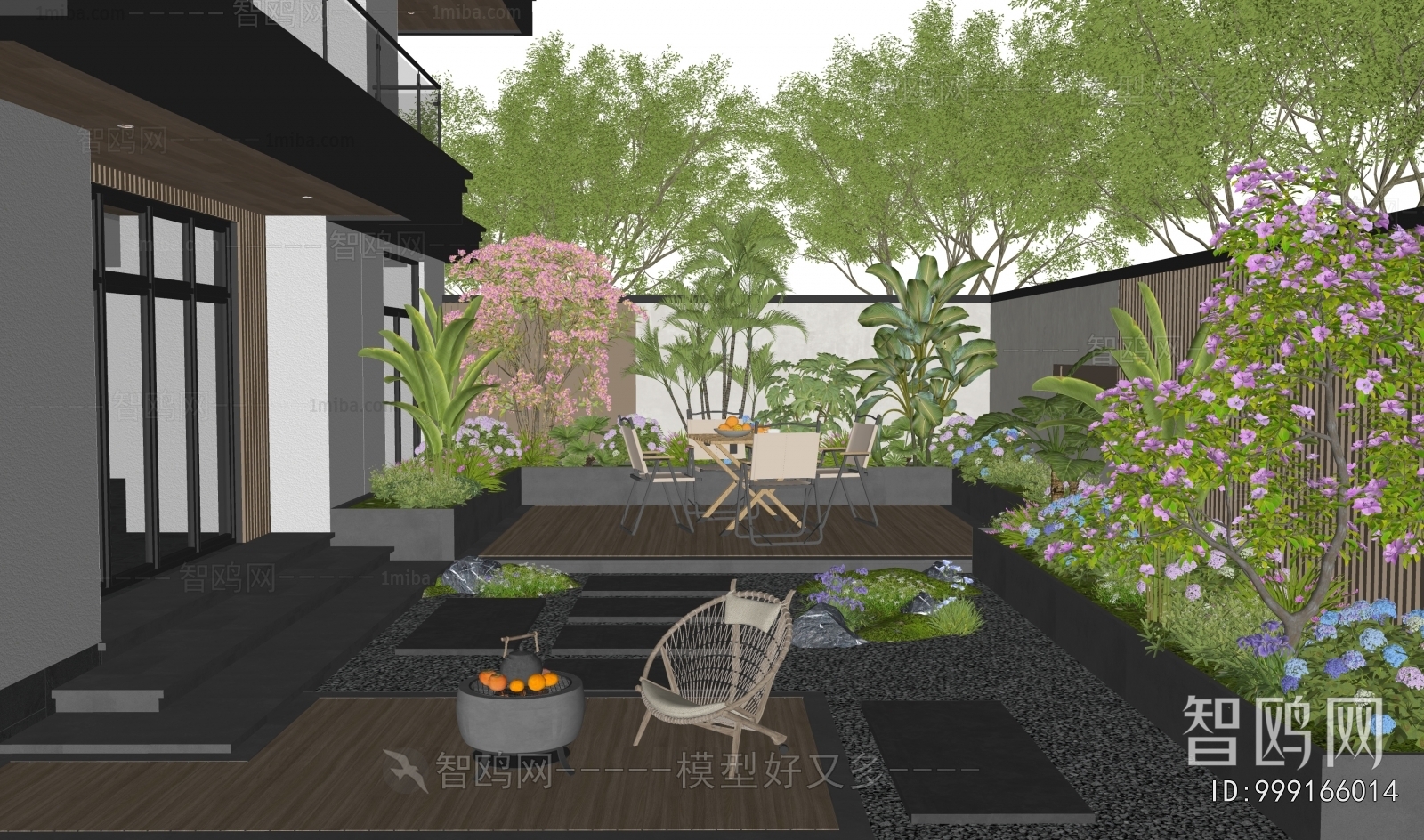 Modern Courtyard/landscape