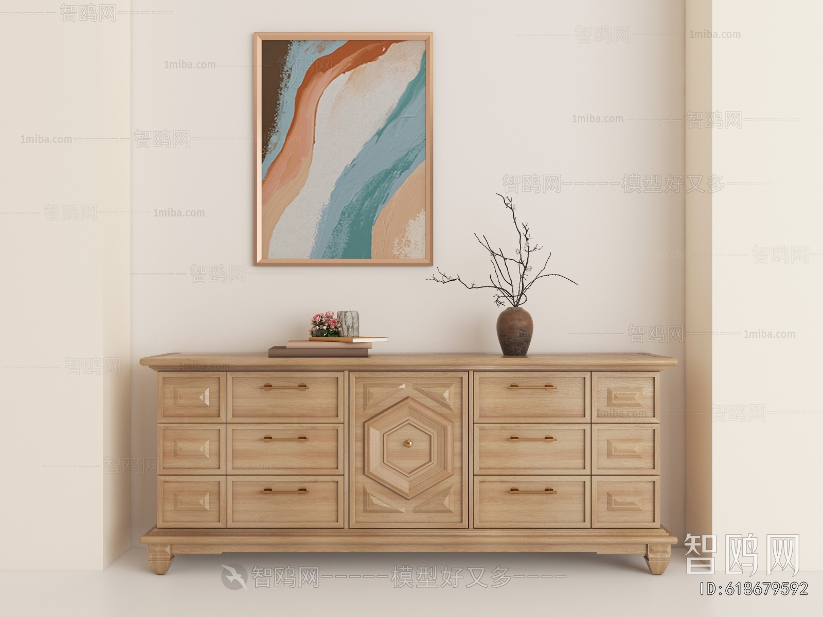 Nordic Style Side Cabinet