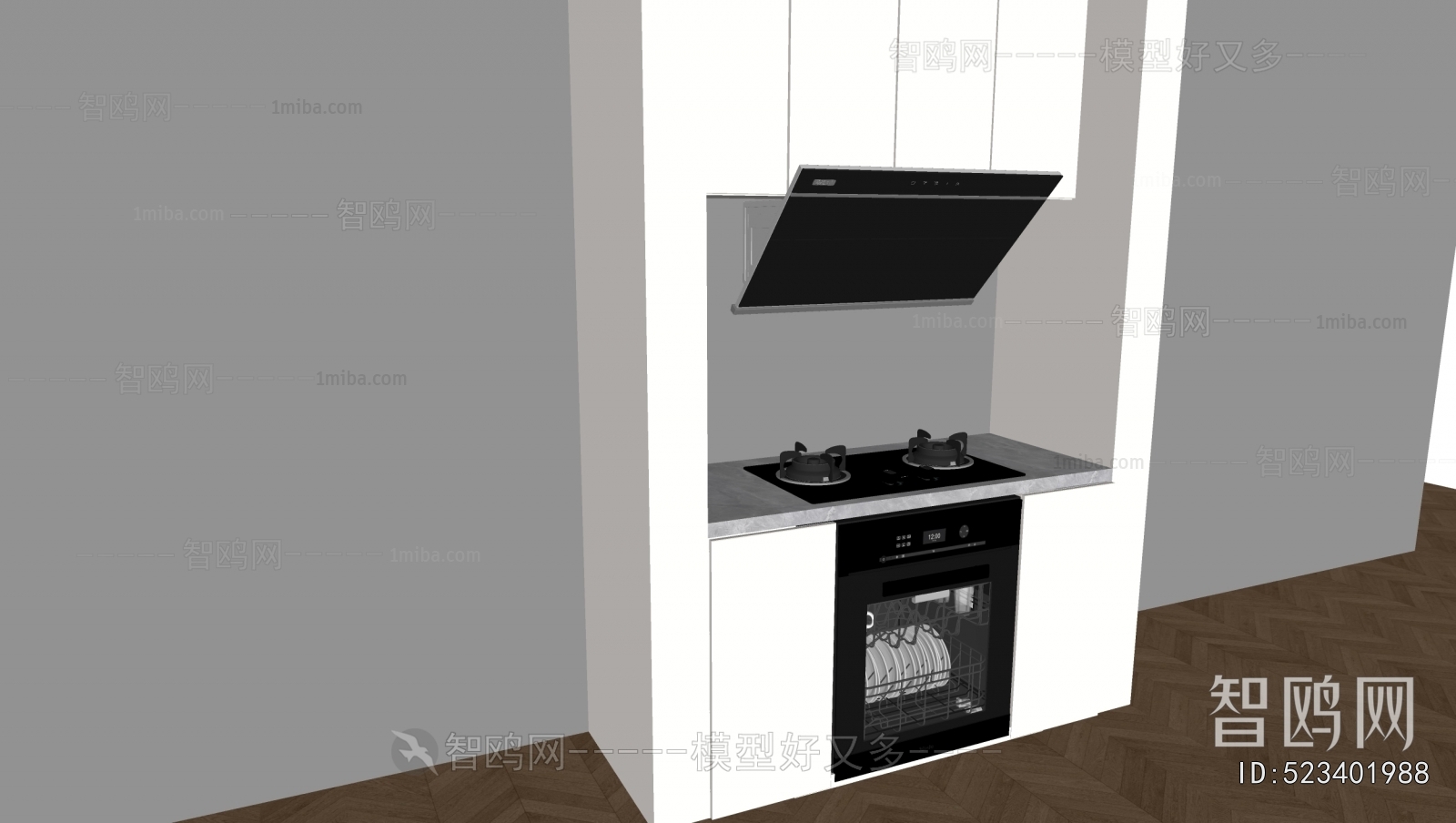 Modern Kitchen Electric Gas Range