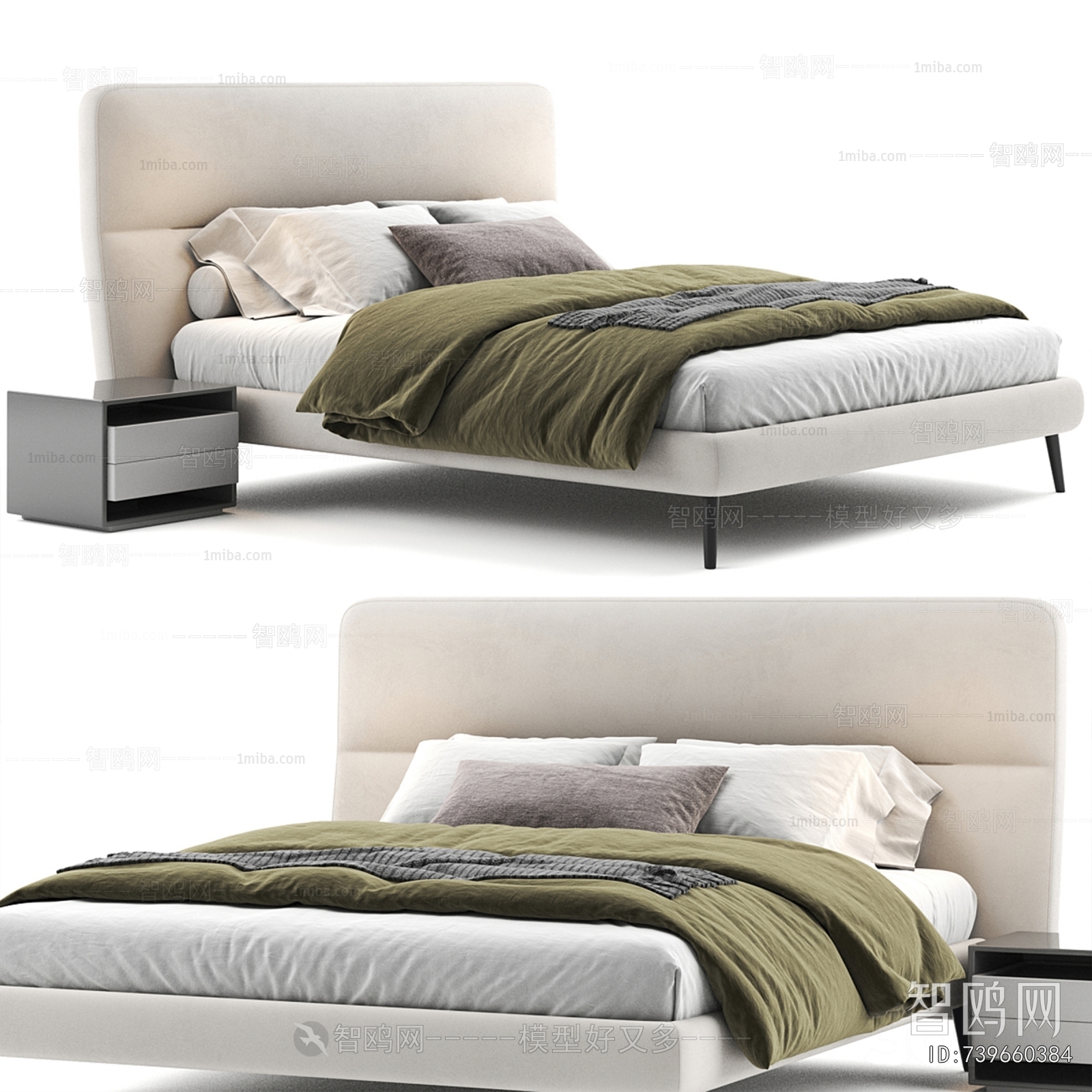 Modern Double Bed