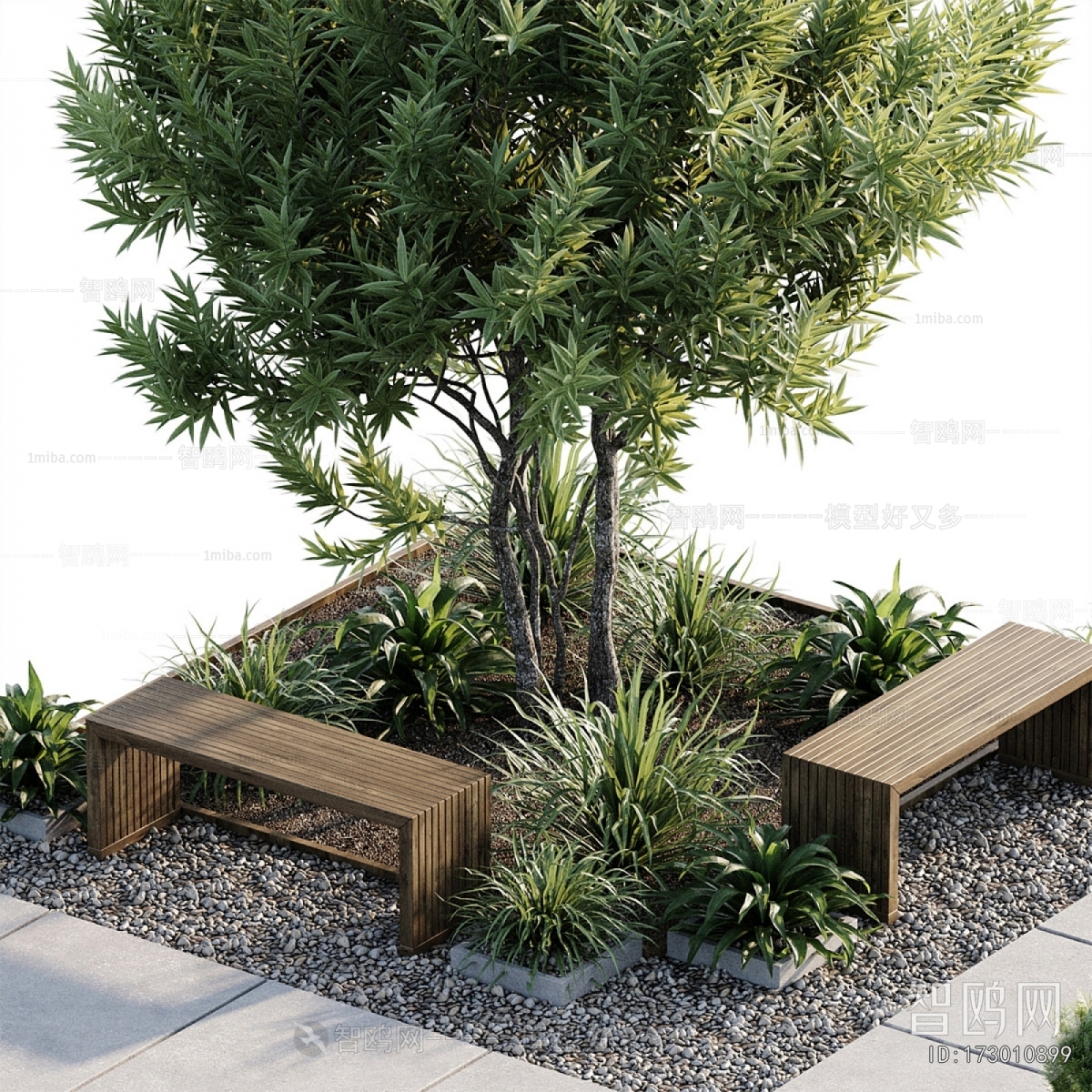 Modern Park Landscape