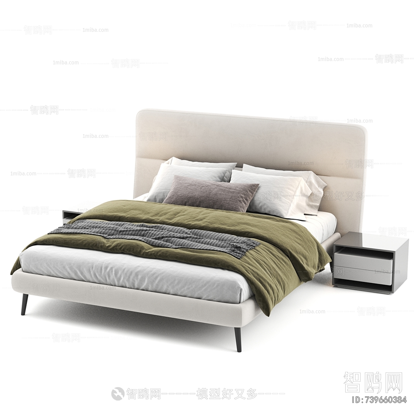 Modern Double Bed