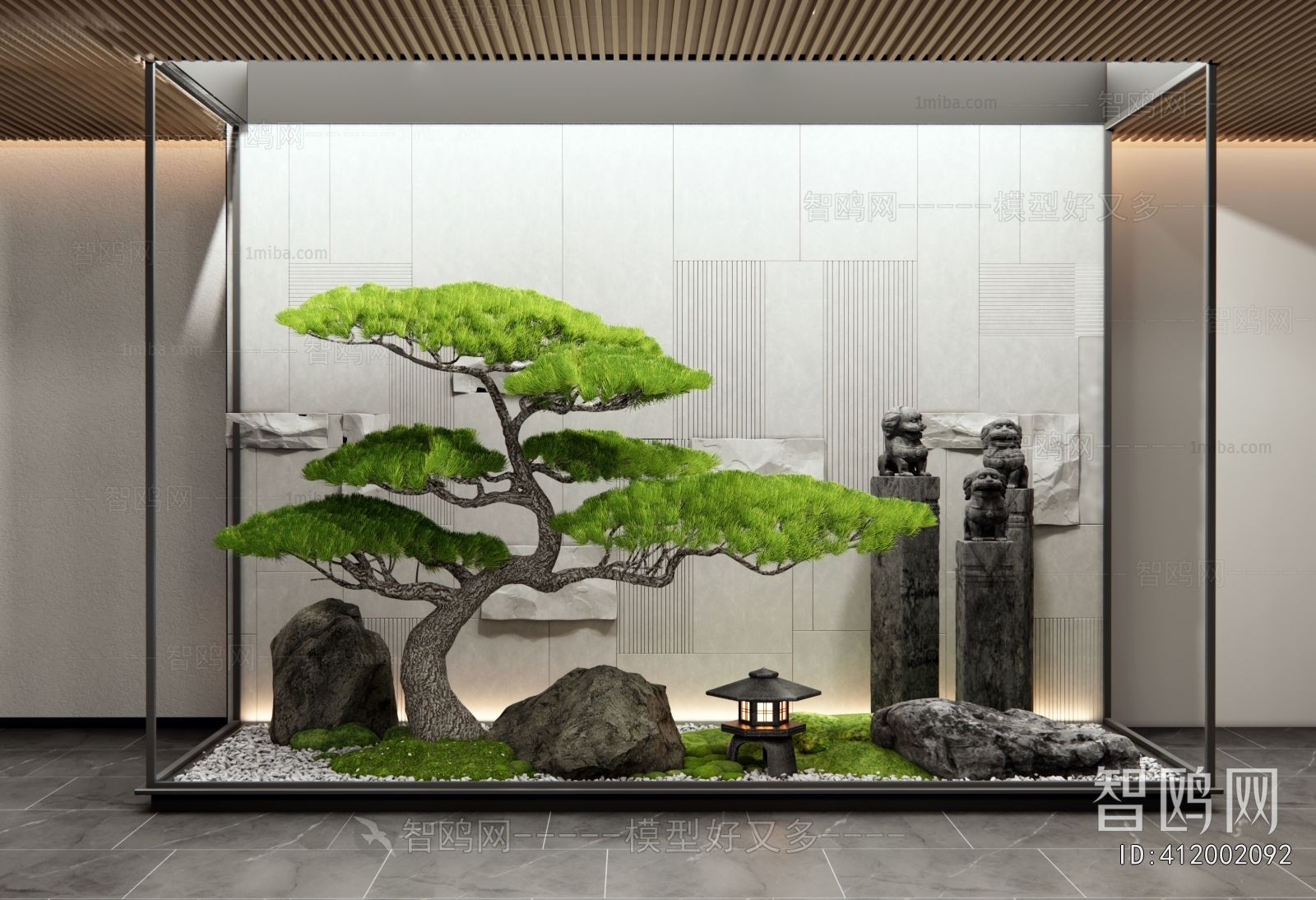 New Chinese Style Plant Landscaping